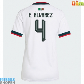 Billiga Mexiko Edson Alvarez #4 Bortatröja Dam VM 2026 Kortärmad